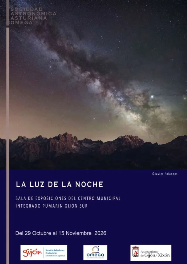 Exposición «La LUZ de la NOCHE». Sociedad Astronómica OMEGA.